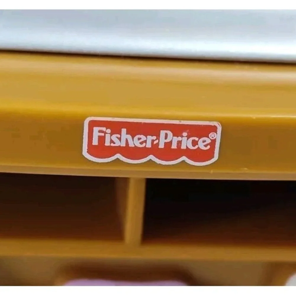 '09 Fisher Price TV Console Screen Loving Family Dollhouse Cabinet‎ B59.0CH-2066